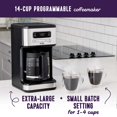 thumbnail image 2 of Mr. Coffee 14 Cup Programmable Coffee Maker Stainless Steel, 2 of 4
