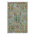 thumbnail image 3 of Unique Loom Calypso Collection Area Rug - Kaiso (4' x 6' Rectangle Aqua/Navy Blue), 3 of 7