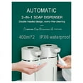 thumbnail image 2 of Dispensador Automático de Jabón para Montar en la Pared, Dispensador de Jabón Líquido y Espumante Doble Sin Contacto, 2 X 14 Oz, para Uso Comercial o Doméstico, 2 of 5