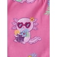 thumbnail image 3 of The Children's Place Girls Short Sleeve Summer Axolotl Snug Fit Cotton PJs, Sizes 4-16, 3 of 3