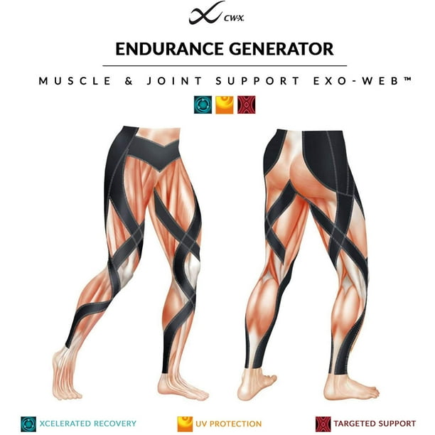 CW-X Endurance Generator Joint & Muscle Support Compression Tights/ Large