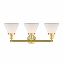Innovations Lighting - Cone - 3 Light Bath Vanity In Industrial Style-11.5