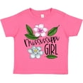 thumbnail image 3 of Inktastic Mississippi Girl Magnolia Flowers and Leaves Girls Toddler T-Shirt, 3 of 5
