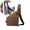 Coffee, variant on Yoloke Anti-Theft Crossbody Sling Bag for Travel - Slim, Personal Pocket Purse with Flexible Design for Women and Men - Ideal for On-the-Go Security