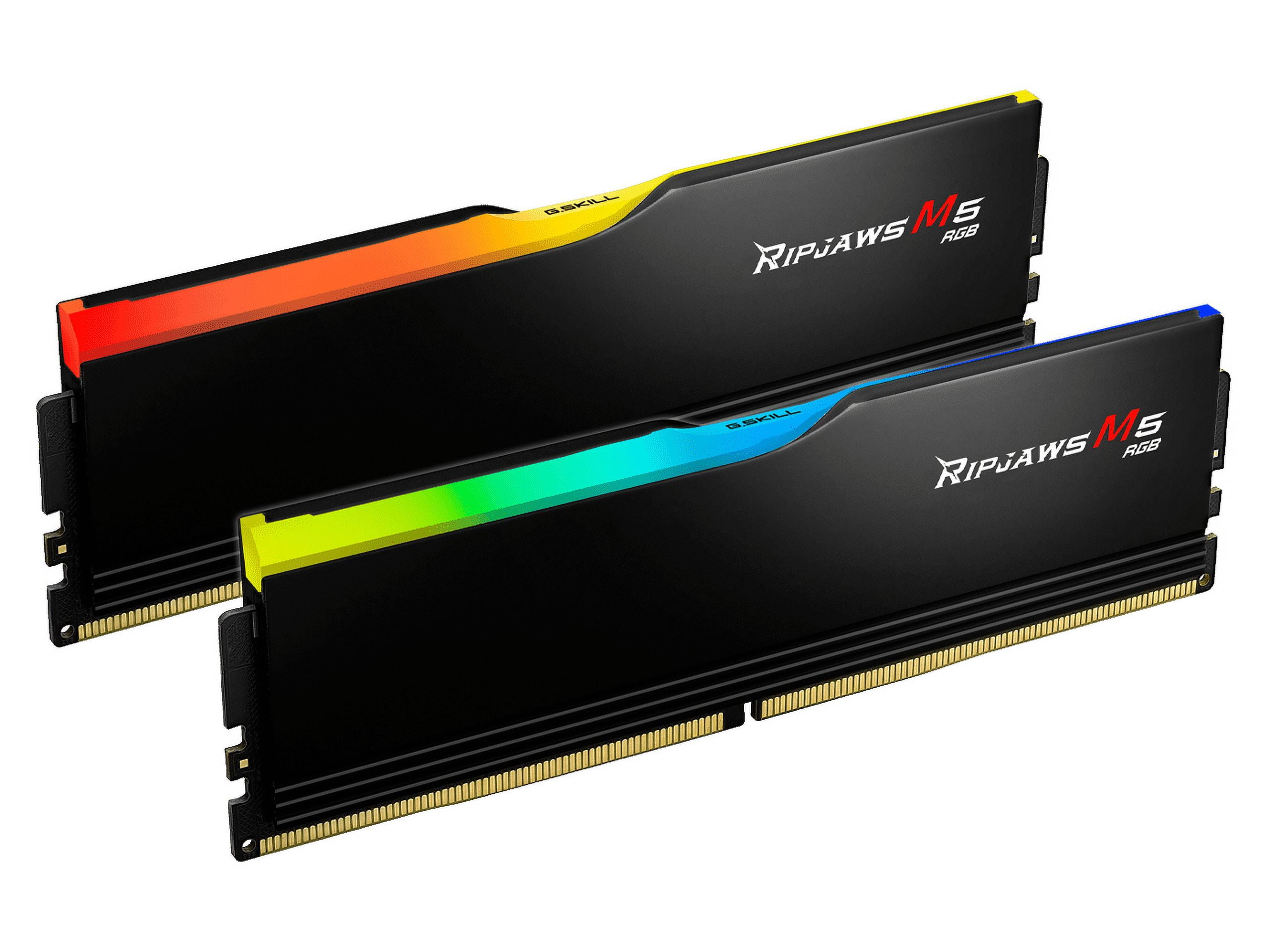 G.SKILL Ripjaws M5 RGB Series 32GB (2 x 16GB) 288-Pin PC RAM DDR5 6800 (PC5 54400) Desktop Memory Model F5-6800J3445G16GX2-RM5RK