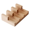 thumbnail image 4 of Soporte de madera para sushi, soporte para rollos de sushi, diseño japonés creativo, exhibición de alimentos 3 cuadrícula, 4 of 9
