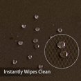 thumbnail image 3 of LAICAIW Nappe Rectangulaire 210 G/m2 - Nappe en Microfibre Imperméable Robuste, Housse de Table Décorative pour Usage Extérieur et Intérieur (Chocolat, 70 x 120 Pouces), 3 of 7