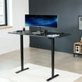 thumbnail image 2 of VIVO Electric 71" x 30" Stand Up Desk Workstation, Black Table Top, Black Frame, 2 of 8