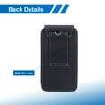 thumbnail image 4 of Phone Belt Holder Case for 6.3" Cell Phones, Vertical Nylon Phone Belt Pouch, Black, 4 of 4