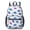 Dinosaur and Silhouette-1, variant on Dinosaur and Skateboard White Pattern 17" School Backpacks for Teens,Waterproof Oxford Fabric,S-Shape Padded Straps for School,Travel,Hiking,Camping