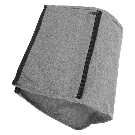 LOLIPPYY Foldable Grey Sewing Machine Carrying Case with Handle and Six Storage Pockets for Home Sewing Use