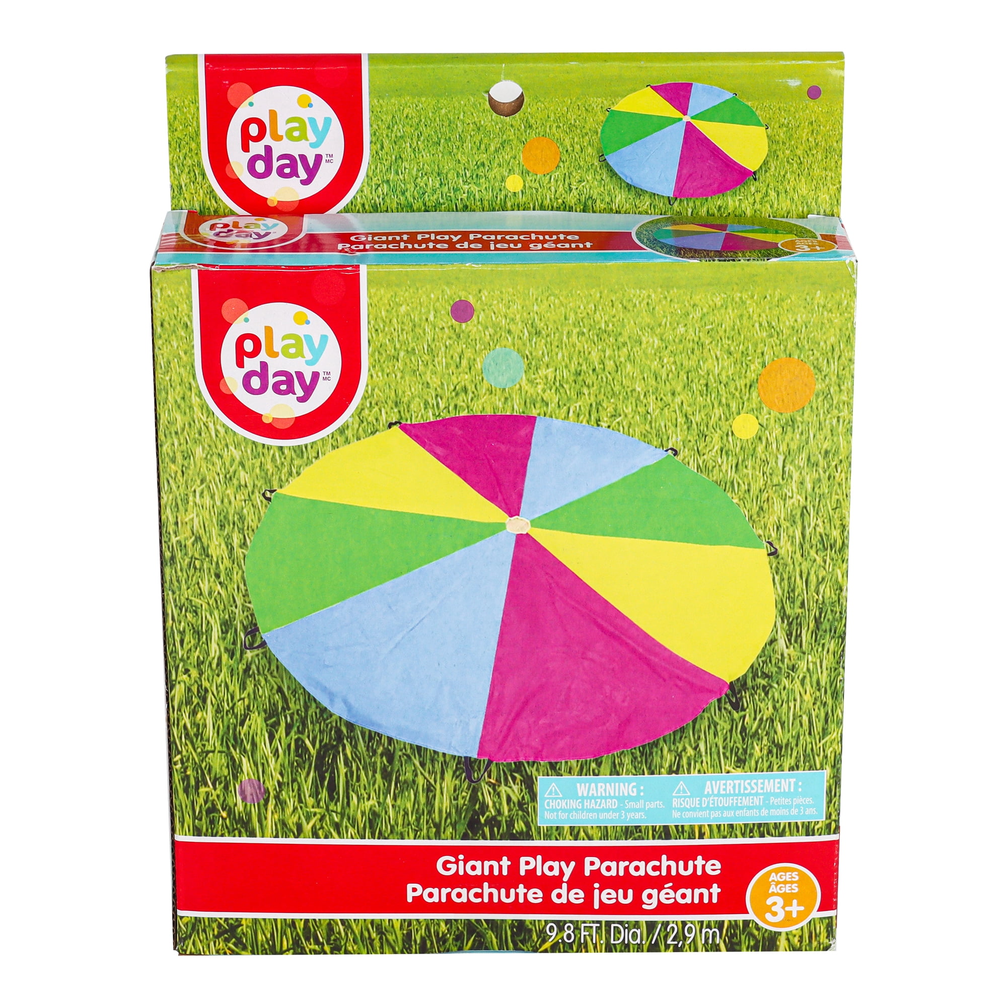 Playday Giant Parachute Game (2.9M Diameter) - Ultimate Outdoor Fun for Kids & Groups
