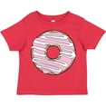 thumbnail image 3 of Inktastic Pink Donut, Doughnut, Glaze, Icing, Frosting Boys or Girls Toddler T-Shirt, 3 of 5