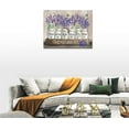 thumbnail image 3 of Lavender Bathroom Decor Wall Art Farmhouse Bathroom Decor Canvas Painting Prints Rustic Purple Lavender Bathroom Pictures for Wall God Says You Are Modern Artwork Decor for Bedroom Kitchen Office, 3 of 6