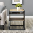 thumbnail image 3 of Industrial Modern Side Table - Reclaimed Barnwood, 3 of 6