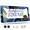 Blue Poppies, variant on Light blue Hibiscus Front License Plate, Metal License Plate, Funny Standard Plates Personalized Novelty Decorative For Men/Women/Boys/Girls Car 6×12 Inch