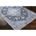 thumbnail image 4 of Mark&Day Washable Rugs, 3x5 Walford Traditional Denim Area Rug, Blue Grey White Carpet for Living Room, Bedroom or Kitchen (3' x 5', Machine Washable), 4 of 6