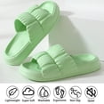 thumbnail image 4 of Zapatillas resbaladizas de verano para mujer, ropa interior y exterior, sandalias gruesas de fondo para parejas, hogar, baño, arrastre, sandalias EVA Wmkox8yii ytu9925, 4 of 9
