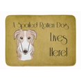 thumbnail image 1 of Carolines Treasures BB1476RUG Borzoi Spoiled Dog Lives Here Machine Washable Memory Foam Mat, 1 of 4