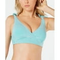 thumbnail image 2 of Ralph Lauren AQUAMARINE Stripe Underwire Surplice Swim Top, US 16, 2 of 10
