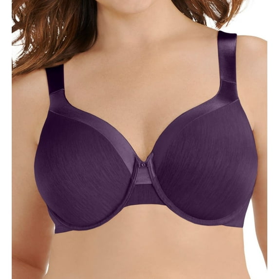 Women's Vanity Fair 76338 Illumination Zoned In Support Underwire Bra (Deep Mulberry 40C)