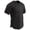 BLACK, variant on RELIEVER Full Button Baseball Jersey - GREY BODY - S