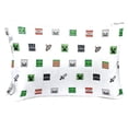 thumbnail image 4 of Saturday Park Minecraft Emblematic 100% Organic Kids' Cotton Queen Sheet Set, 4 of 10