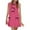 Hot Pink, variant on Summer Dresses for Women 2025, Women's Summer Sleeveless Mini Dress Casual Bow Crewneck Loose Knit Tank Dresses With Pockets(Green,L)