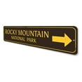 thumbnail image 4 of National Park Directional Arrow Novelty Decor, Metal Wall Sign - 4x18 Inches, 4 of 4