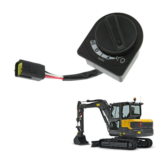 14725311, 5 Pin Throttle Motor Switch Replacement Easy To Install Smooth To Operate for Excavator