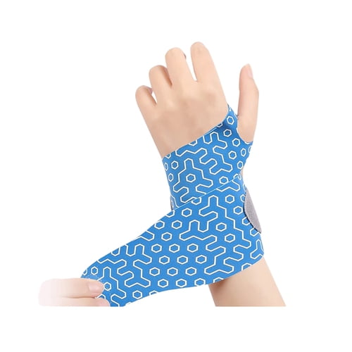 AQCW Sports Wristband Ultra-Thin Carpal Tunnel Support Pain Relief Arthritis Tendonitis Wrist Brace Right And Left Hand Compression Elastic Wrist Wraps for Fitness Enthusiasts