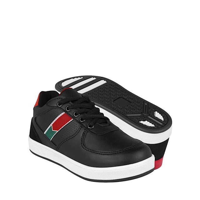 Tenis Casuales Niño Stylo Simipiel 5110-2 Negro