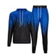 thumbnail image 5 of Bellella Conjuntos de jogger para hombre Sudaderas de dos piezas + Trajes de pantalón Conjunto de chándal con capucha Sudaderas con capucha informales Sudadera de 2 piezas Ropa de salón, 5 of 6
