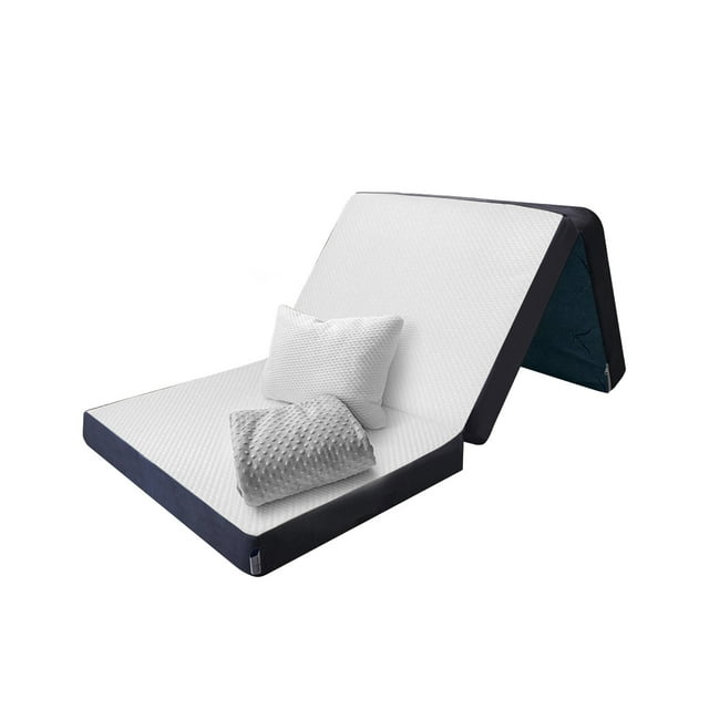 Pack Colchón Individual Plegable + Cobija + Almohada
