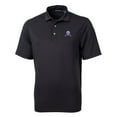 thumbnail image 2 of Men's Cutter & Buck Black Northwestern Wildcats Team Big & Tall Virtue Eco Pique Recycled Polo, 2 of 3