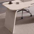 thumbnail image 4 of Console Executive Office Desks Mainstays Standing Corner Wooden Writing Storage Executive Luxury Bureau Meuble Desk Accessories My Lux Decor Round, 4 of 8