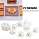 thumbnail image 2 of 15pcs 1/12 Ceramics Tea Cup Set Dollhouse Decoration Simulation Mini Kitchen AccessoriesClover Pattern, 2 of 4