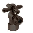 thumbnail image 2 of Westbrass Toilet Wax Ring Kit with Supply Line and 1/2" IPS Cross Handle Angle Stop, Oil Rubbed Bronze, 2 of 9