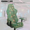 thumbnail image 7 of Xoenoiee Vintage Rose Flower Print Gaming Chair Covers Slipcovers Stretch Gamer Chair Cover with Armrest Covers Waterproof Fabric Non-Slip Anti-Scratch Universal Fit Rotating Gaming Chair Protector, 7 of 7