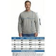 thumbnail image 2 of Turtle Bay New York Mens Fleece Sweatshirt 3 Pocket Raglan Sleeve Chest Pocket Tagless Neck, 2 of 6