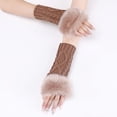 thumbnail image 6 of Osdhezcn Fingerless Arm Warmer for Women Teens Comfortable Decorative Arm Sleeves Fashion Armwear Winter Autumn Warm Accessory, 6 of 20