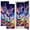 Color 3, variant on 2 Pcs School Locker Magnetic Wallpaper 12" x 36" Futuristic Space Station View Earth Horizon Sunrise Reusable Removable Locker Accessories Back to School Supplies Gifts for Boys