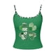 thumbnail image 4 of Camisetas de Verano para Mujeres sin Mangas Impresas con Cuello en U de Poliéster Moda Casual de Longitud Regular con Cuello en V de Manga Corta, 4 of 6
