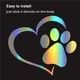 thumbnail image 3 of sweethay Car Sticker Accessories Vehicle Modified Stickers Self-adhesive Decals Printing Paw Accessory Decoration Pattern Cars Exterior Vehículos, repuestos y accesorios Mis 14.0x12.5x0.1 cm, 3 of 6