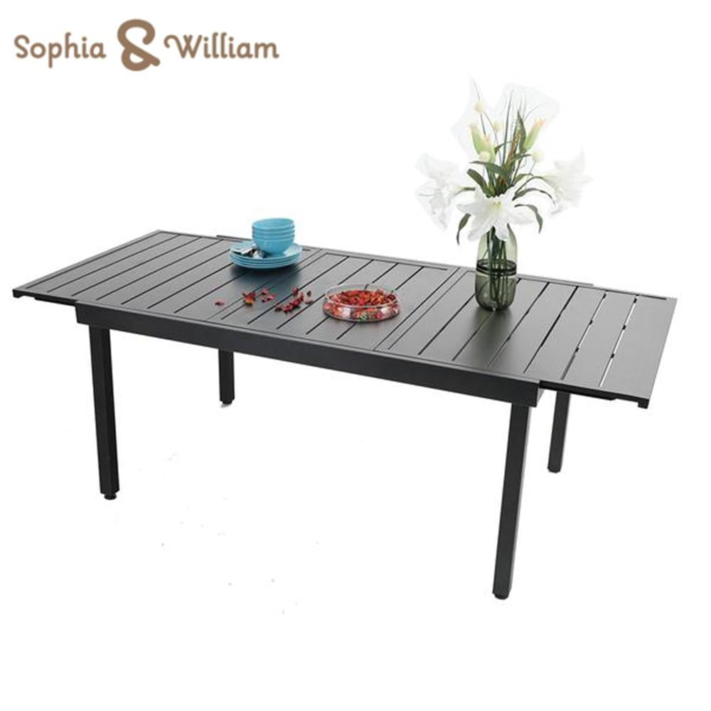 Sophia & William 68 Person Adjustable Expandable Outdoor Patio Dining