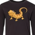 thumbnail image 4 of Inktastic Cute Smiling Bearded Dragon Long Sleeve Youth T-Shirt, 4 of 5