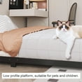 thumbnail image 5 of Bedofmine 3 inch Low California King Bed Frames, Heavy Duty Metal Platform with Rounded Corner Legs, No Box Spring Needed, Easy Assembly, Noise Free, Black, 5 of 7