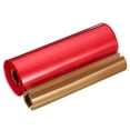 thumbnail image 1 of Unique Bargains 4.33'x295' (110mmx90m) Wax Thermal Transfer Ribbon, 1 Roll 1/2' Core Ink Out Barcode Ribbon with Core, Red, 1 of 6