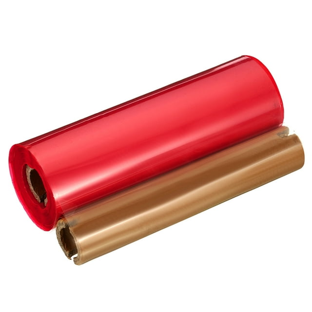 Unique Bargains 4.33'x295' (110mmx90m) Wax Thermal Transfer Ribbon, 1 Roll 1/2' Core Ink Out Barcode Ribbon with Core, Red
