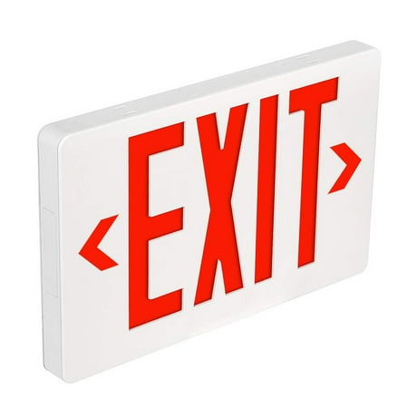 Led Emergency Exit Sign (side & Ceiling Mount) - Walmart.com